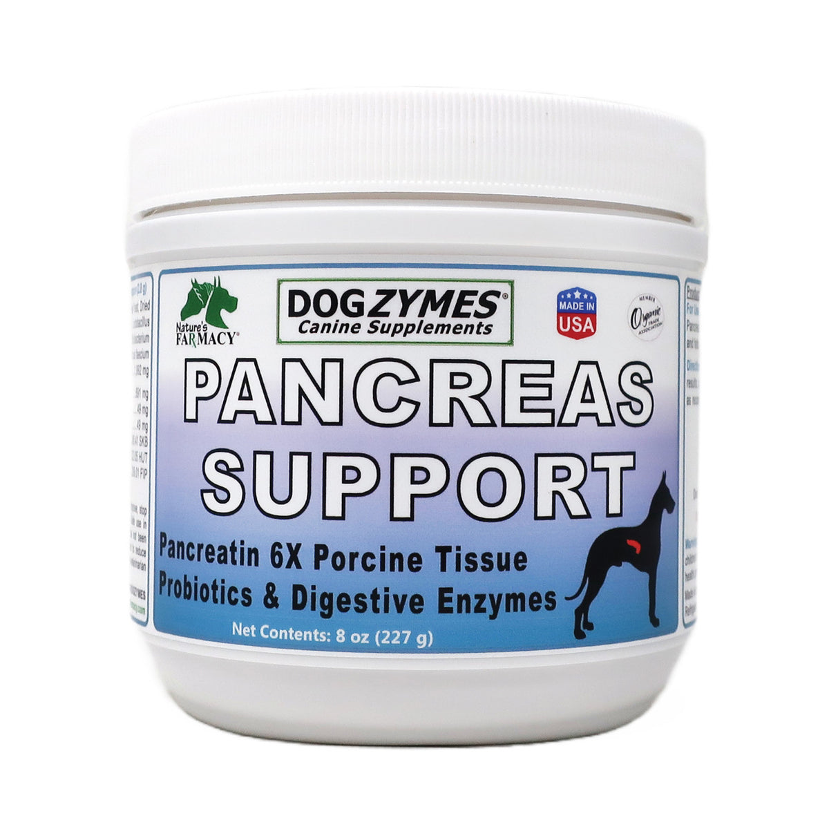 Pancreatic enzymes for store dogs